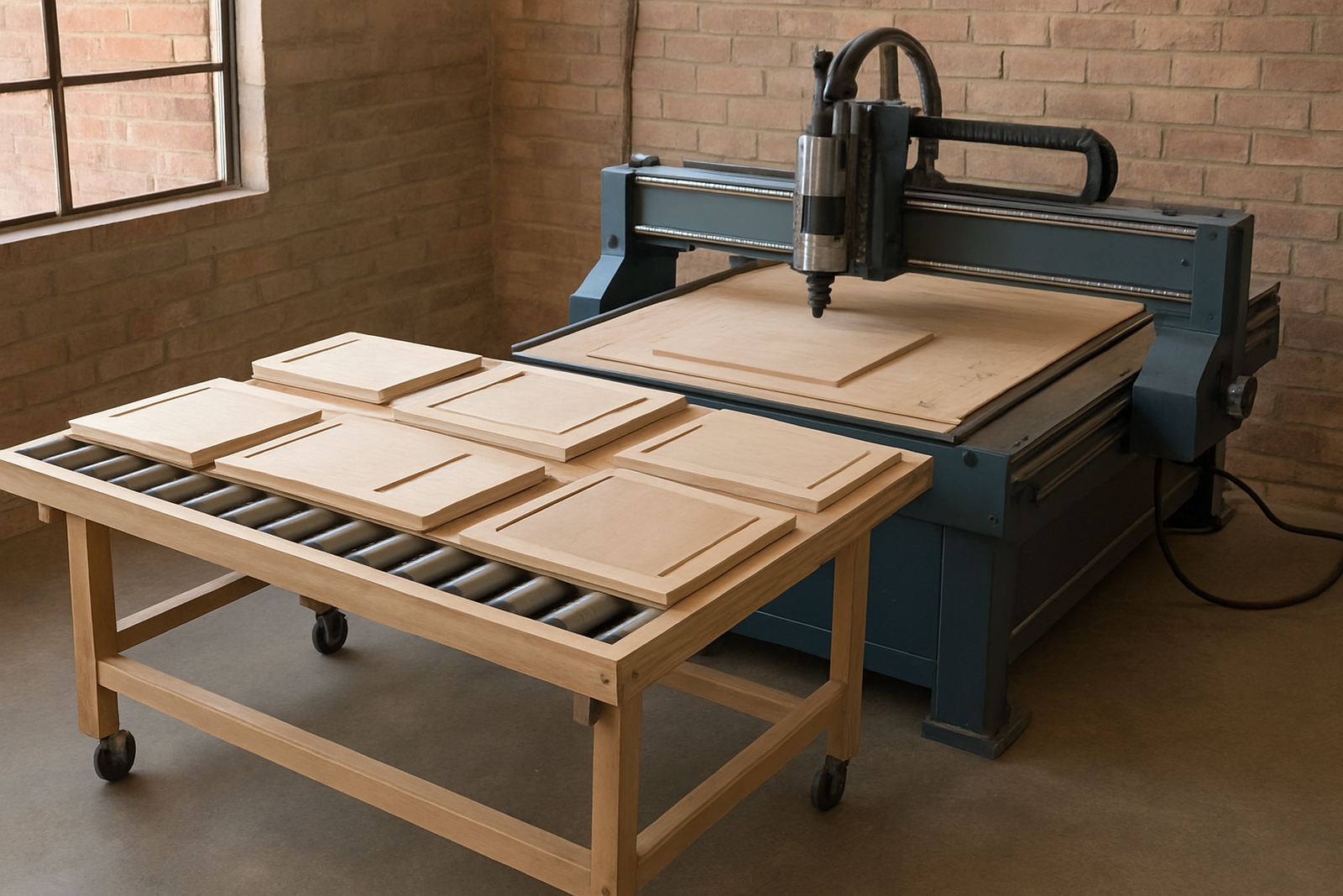 Offloading Roller Table